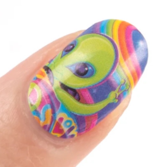 NWT ORLY® x Lisa Frank® Zoomer & Zorbit™ Nail Wraps 👽👽 - Picture 3 of 6